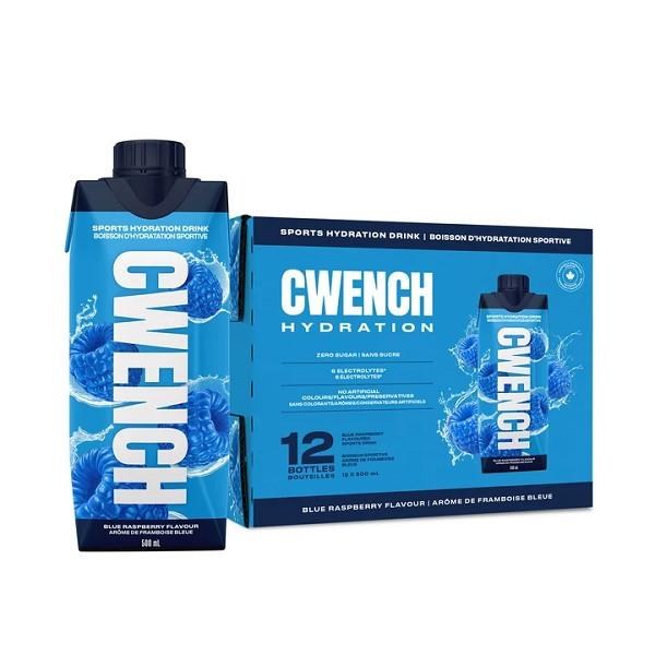 CWENCH Hydration 12 x 500ml - Blue Raspberry (58018)