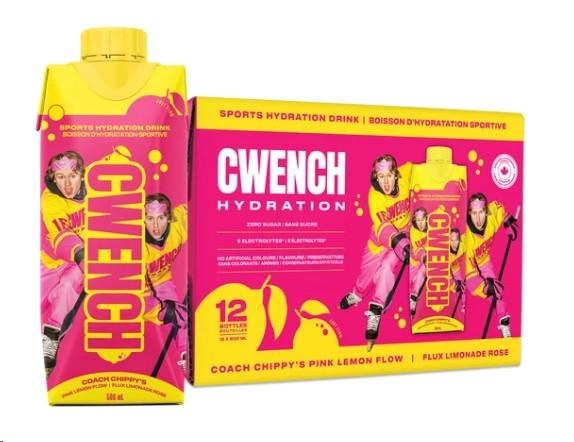 CWENCH Hydration 12 x 500ml - Pink Lemon Flow (58133)