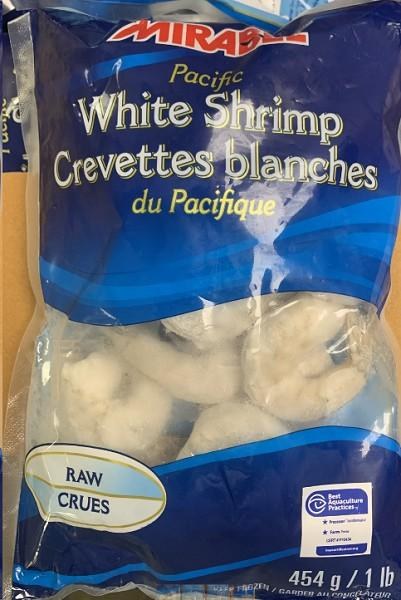 High Liner Mirabel Raw White Shrimp Tail On (31/40ct) - 1LB (10) (00469)