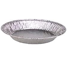 Plate - Foil - Pie - 9" Foil Medium Pie Plate (Y90430) Pactiv- 480/Case - (SOLD BY CASE)