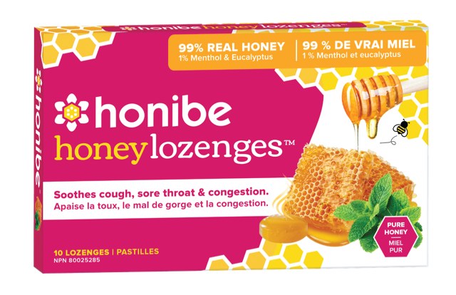 Honibe Honey Lozenges PINK - 12/BOX (10) (00380)