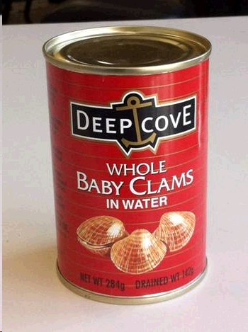 Deep Cove Whole Baby Clams  284gm - 24/ Case (14242) NET