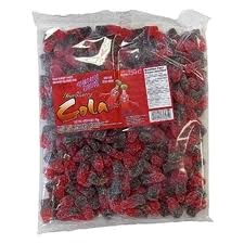 Gummy Zone Sour Cherry Cola Bottles - 1kg (12) (89581)