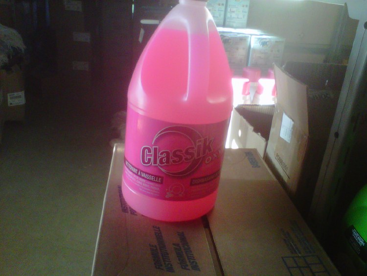 Classik Pink Dish Detergent  3.78L (4) (00121)