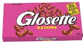 Hershey Glosette Raisins Big Box 105g - 12/BOX (93983)