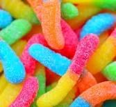 Gummy Zone Sour Wacky Worms - 1kg (12) (89575)