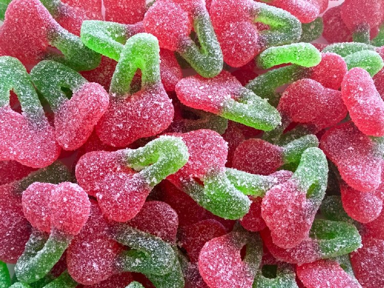 Gummy Zone Sour Cherry Tinglers - 1kg (12) (89239)