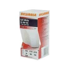 Light Bulb - Sylvania Bulb Daylight White Tri-Light  50,100, 150 (12) (18110)