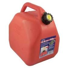 Gas Can 20L Red Self Vent Fuel Can w/Spout - (4) (07622)