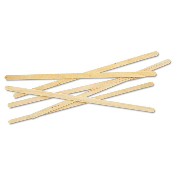 Wooden Stir Stick - Hy Stix - 7" - 1000/Box (00381) (12356) (10)