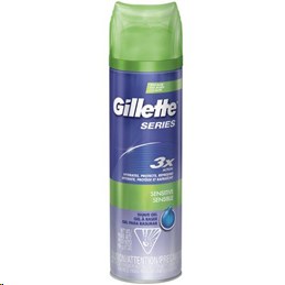 Gillette Sensitive Skin Shave Gel - 198g (13070)(12)