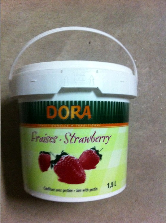 Jam - Strawberry pectin - Dora - 1- 1.5L (1) (32728) (27523)