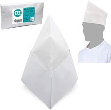 Touch Chefs Sanitary Hat Paper Cap - 11" - 100/Pkg (2) (89010)