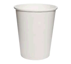 Dart/Solo Plain White Coffee Hot Paper Cup - 8oz - 50/slv (20) (378W) (00729)