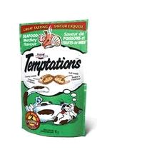 Temptations Cat Treats Seafood/Fish - 85g - (12)(70122)