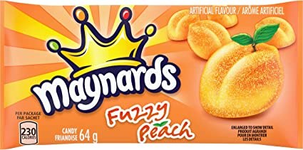 Maynards single fuzzy peach - 18/BOX (12) (21588)