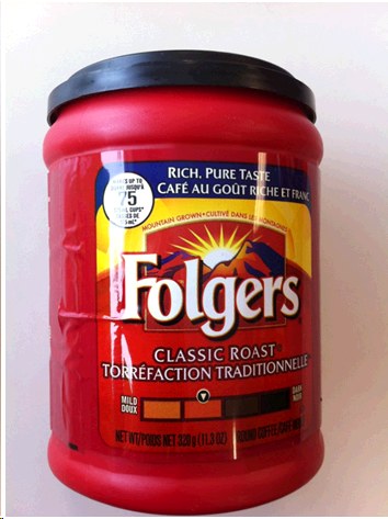 Folgers Coffee, Classic Roast, 272g (68082) (6)