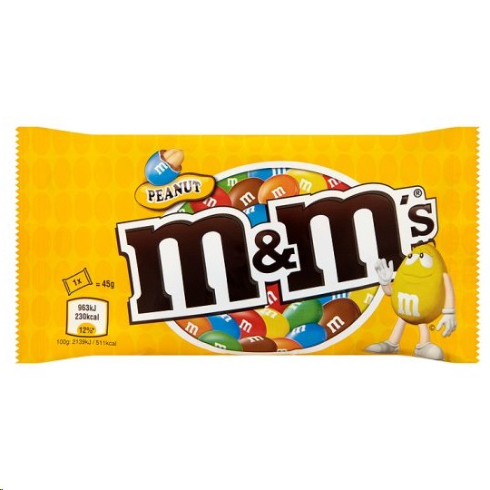 M&M Peanut Singles - 24/BOX (6) (42130)