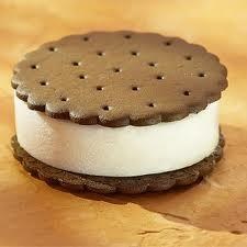 Chocolate Wafers for Ice Cream Sandwiches - 3" diam. 800/case (00910)