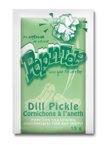 Pop N' Top Dynamite Dill Packet 15gm (24) (00551)
