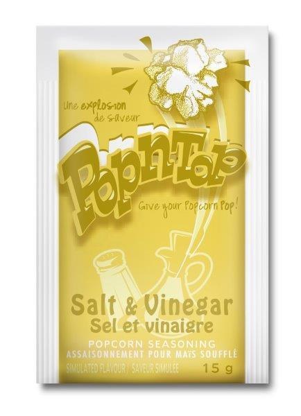 Pop N' Top Salt & Vinegar 15gm (24) (00554)
