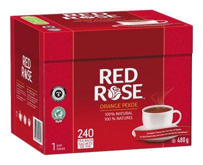 Red Rose Tea - 1 Cup Bag only NOT TAGGED - 240/pk (4) (43070)