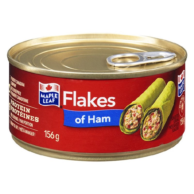 Maple Leaf Flakes of Ham - 156 g (23150) (24cs) (N)