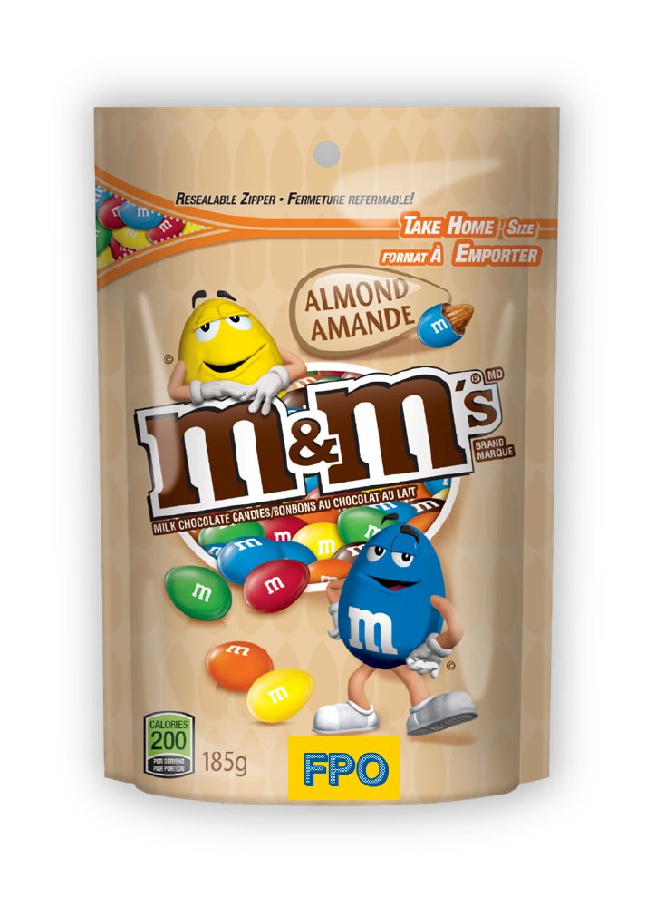 M&M's Almond Milk Chocolate Candies, Sharing Bag - 185 g