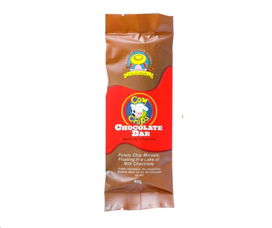 Anne of Green Gables Chocolates - Cow Chip Chocolate Bar - 40g (24 ...