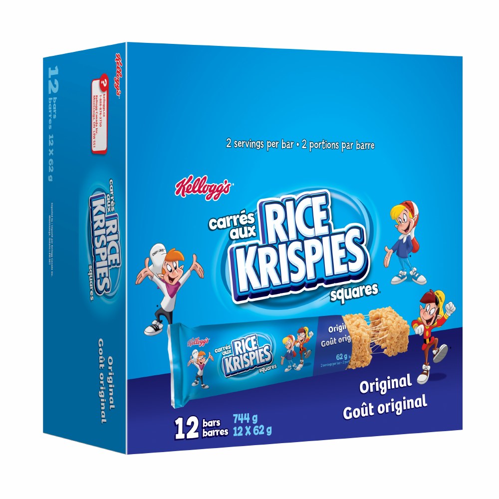 Rice Krispies Squares Giant Size 62g 12/BOX (6) (51952/72968) Kays
