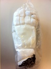 Additional picture of Bin #42 -Glove - nylon poly cotton - 70/30 - large - brown- sold by doz only (20) NET (06572)