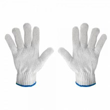 Additional picture of Bin #43 - Glove - nylon poly cotton - 70/30 - x large - BLUE trim - sold by doz only (20) NET (06605/06602)
