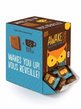 Additional picture of Awake Milk Chocolate Changemaker Bites - 50/BOX (2) (00132)