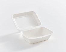 Eco Guardian Compostable Fibre Clamshell 7" x 5" x 3" - 250/cs (EG-N-C001) (00087)
