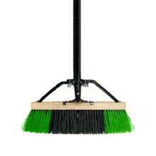 RYNO Push Broom w Brace & Handle - All Purpose Bristles (70024)