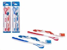 Bodico, Toothbrush and Tongue Cleaner, medium, bc (12) (74931)