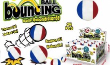 Tri Colour Sponge Ball 2.5" - (24)(07425)