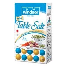 Salt - Windsor Table Salt 1kg - each (00105) (24)