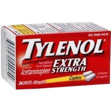Tylenol Extra Strength Caplet - 24/PACK (48) (14250) EACH