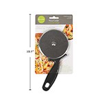 L. Gourmet 4" Diameter Stainless Steel Pizza Cutter (70023)(6)