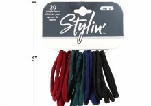 Additional picture of Pony Tail Holders Elastics Natural - 20 pc (74179) (74178) (12)