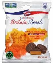 Britain Sweet Chocolate Carmel Toffee 150g - Sold By each(19079)(24) Britain Sweet Chocolate Carmel Toffee 150g - Sold By each(19079)(24)