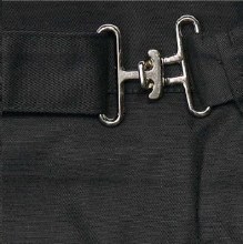 Additional picture of Apron, Coin, Black, w/ Adj. Buckle - 23" W x 12" L - SOLD BY EACH (1) (1300) (34226)