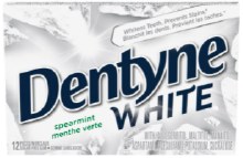 Dentyne White Spearmint GUM - 12/Box (18) (01739)