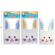 Bunny Ear Easter Egg Hunt Loot Bag 5.5 x 8.75" - 10/PKG - (25113)