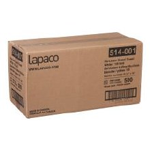 Additional picture of Lapaco White Dinner Napkin - 15.5" x 16" - 500/CASE (514-001) (51401)