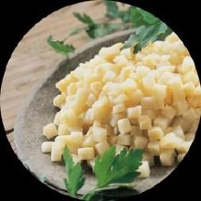 Alasko Frozen IQF Diced Potatoes 3/8" - 6 x 2KG (50800) - SOLD BY CASE