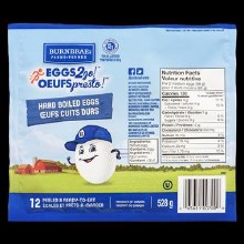 FRESH - Burnbrae Farms Hard Boiled Eggs Medium - 3 x 12eggs (00171)
