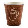Hy Pax Eco Hot Paper Cup Single Wall BISTRO DESIGN 10oz - 50/SLV (20) (HPE-HC10-SW) (01383)