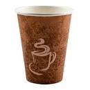 Hy Pax Eco Hot Paper Cup Single Wall BISTRO DESIGN 12oz - 50/SLV (20) (HPE-HC12-SW) (01360) (HPE-HC12-SW)